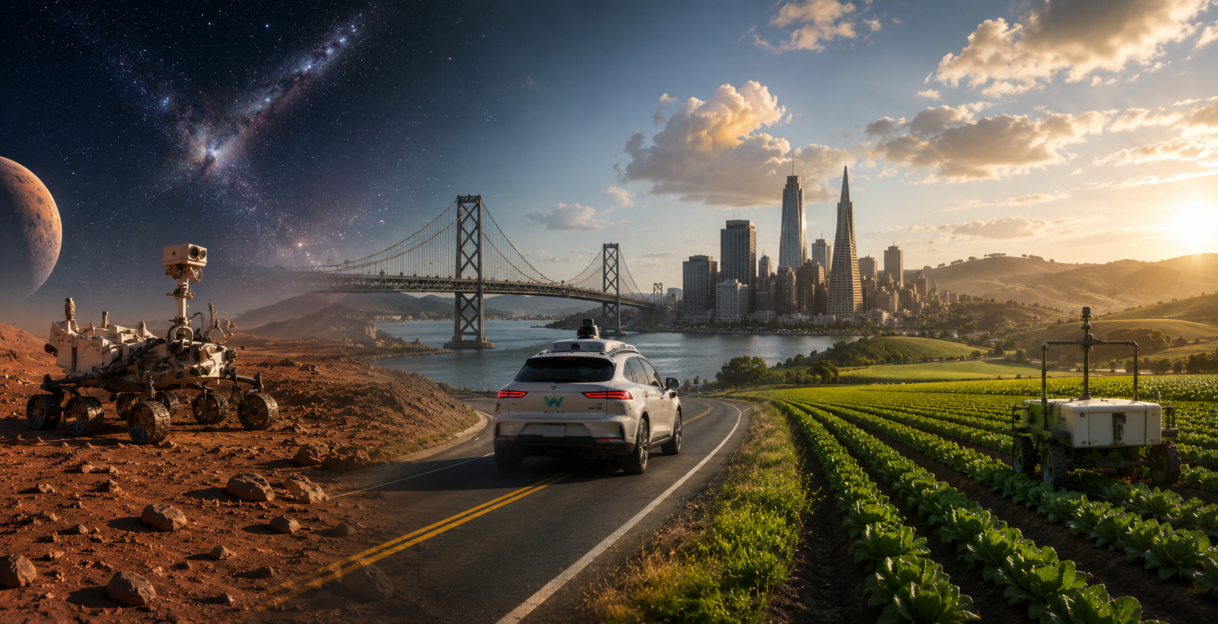 Space, Roads, Fields, and Other Places Robots Get Lost