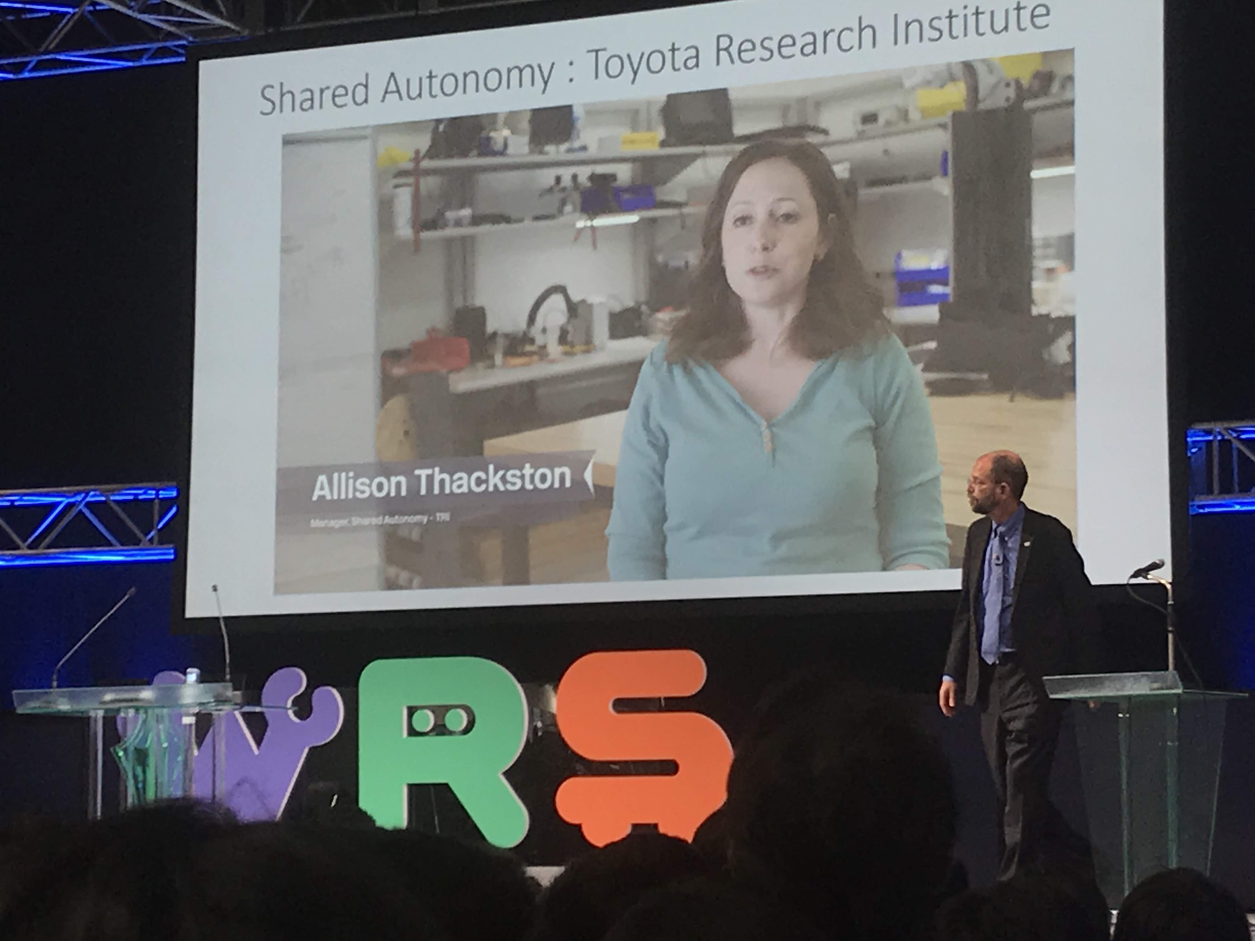 Shared Autonomy at the World Robotics Summit