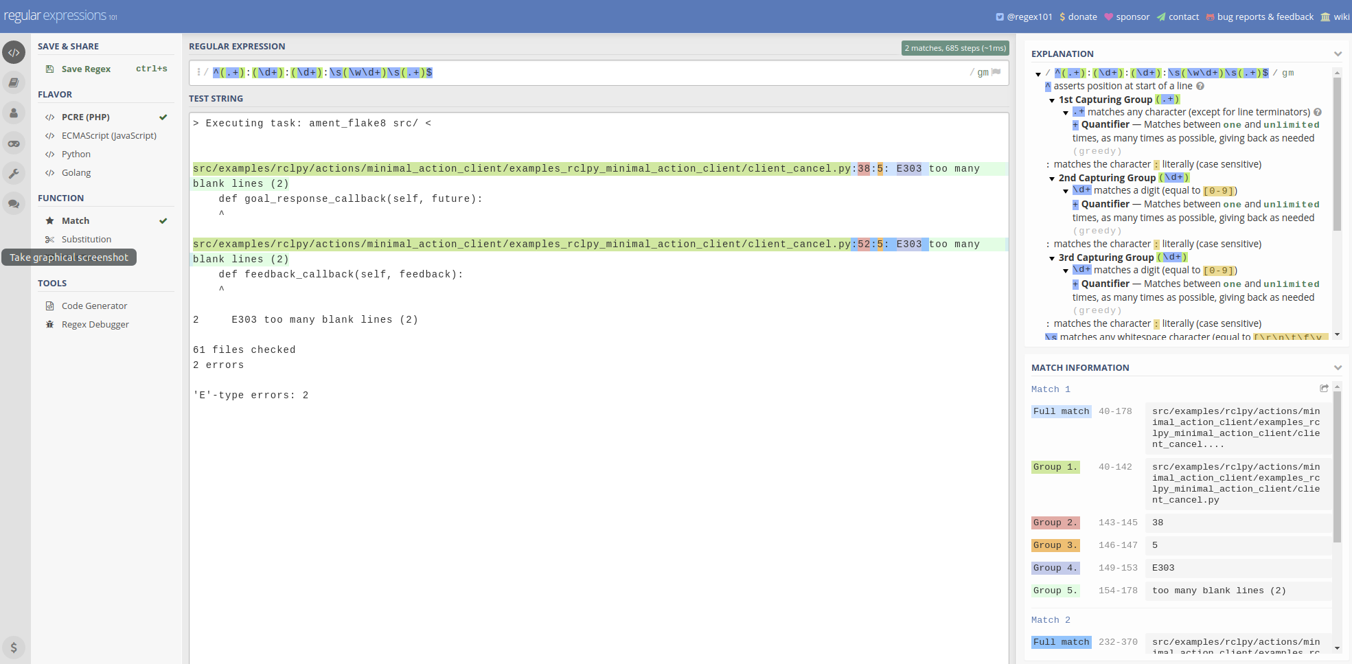 regex pattern match